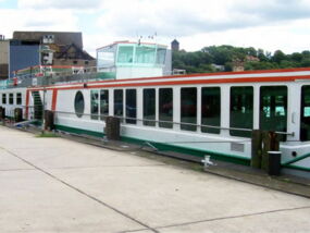 MS Saxonia am Pier in Potsdam